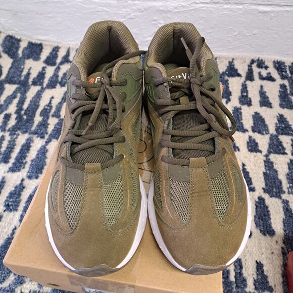 FitVille Rebound Core V1 Walking Shoes Mens Size US 10W Wide Army Green main image 10